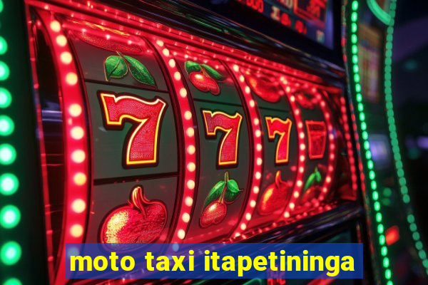 moto taxi itapetininga